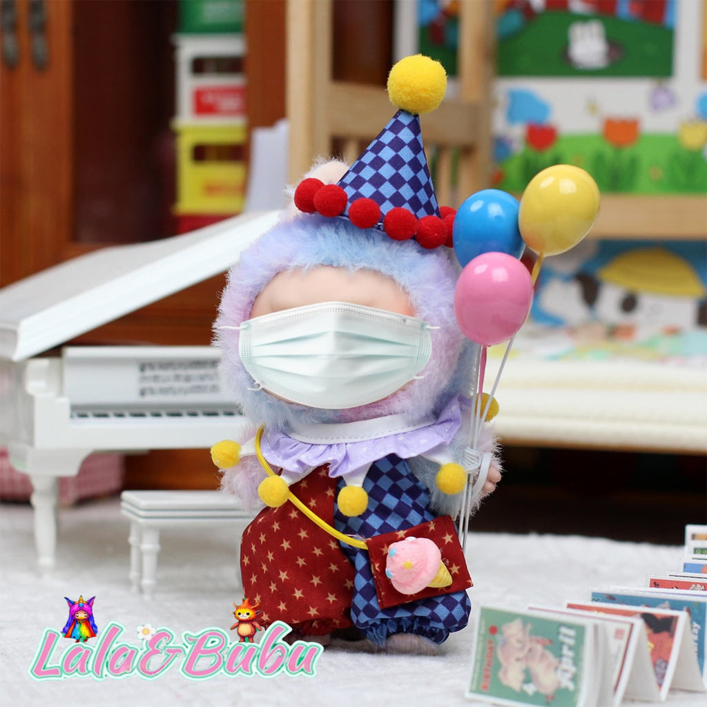 Brain-Bending Whimsy Collection，Eccentric Labu Wardrobe – Absurdly Fun Costumes for Display & Play，Suitable for doll outfits ranging from 15cm to 17cm