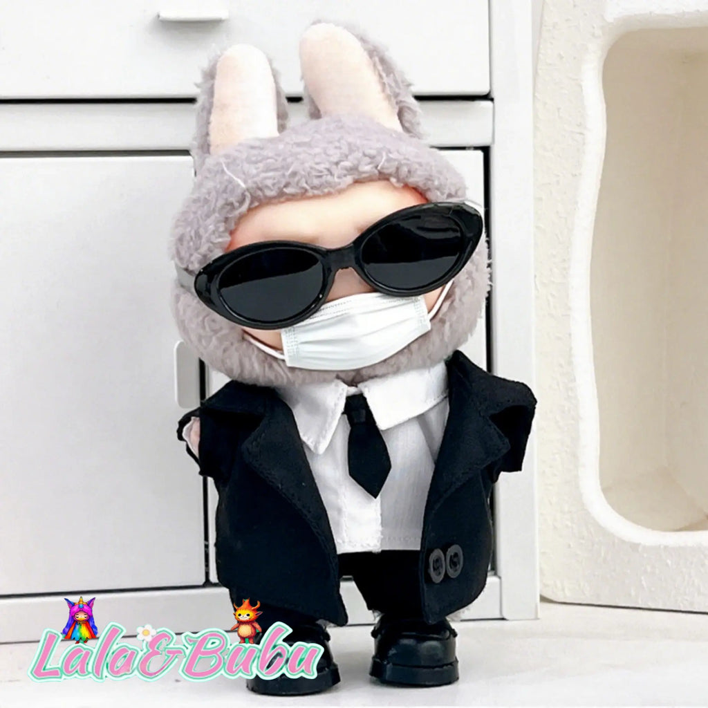 Creative Casual Suits for Labu – Custom Tailored 15-17cm Formal Wear for Vinyl Art Dolls, Exuding Gentleman's Style