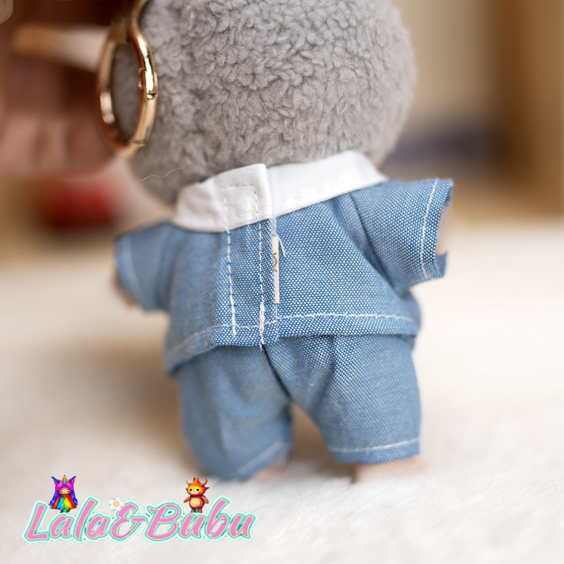 Creative Casual Suits for Labu – Custom Tailored 15-17cm Formal Wear for Vinyl Art Dolls, Exuding Gentleman's Style