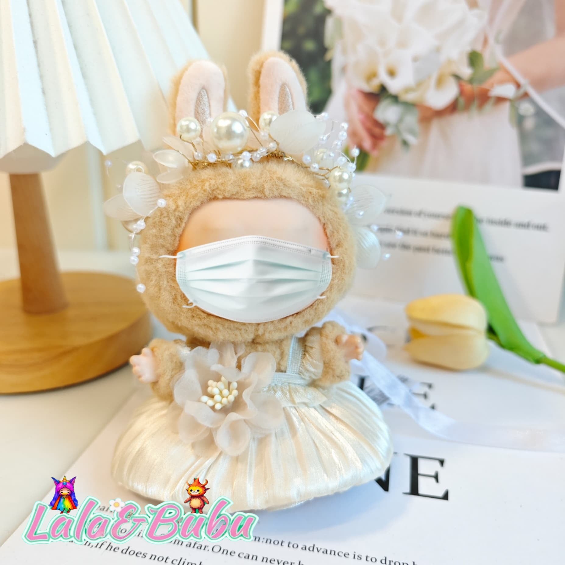 Dreamy Princess Dress Collection for Labu – Elegant & Adorable Outfits for 15-17cm Vinyl Art Dolls，Sweet Lolita Dress Set