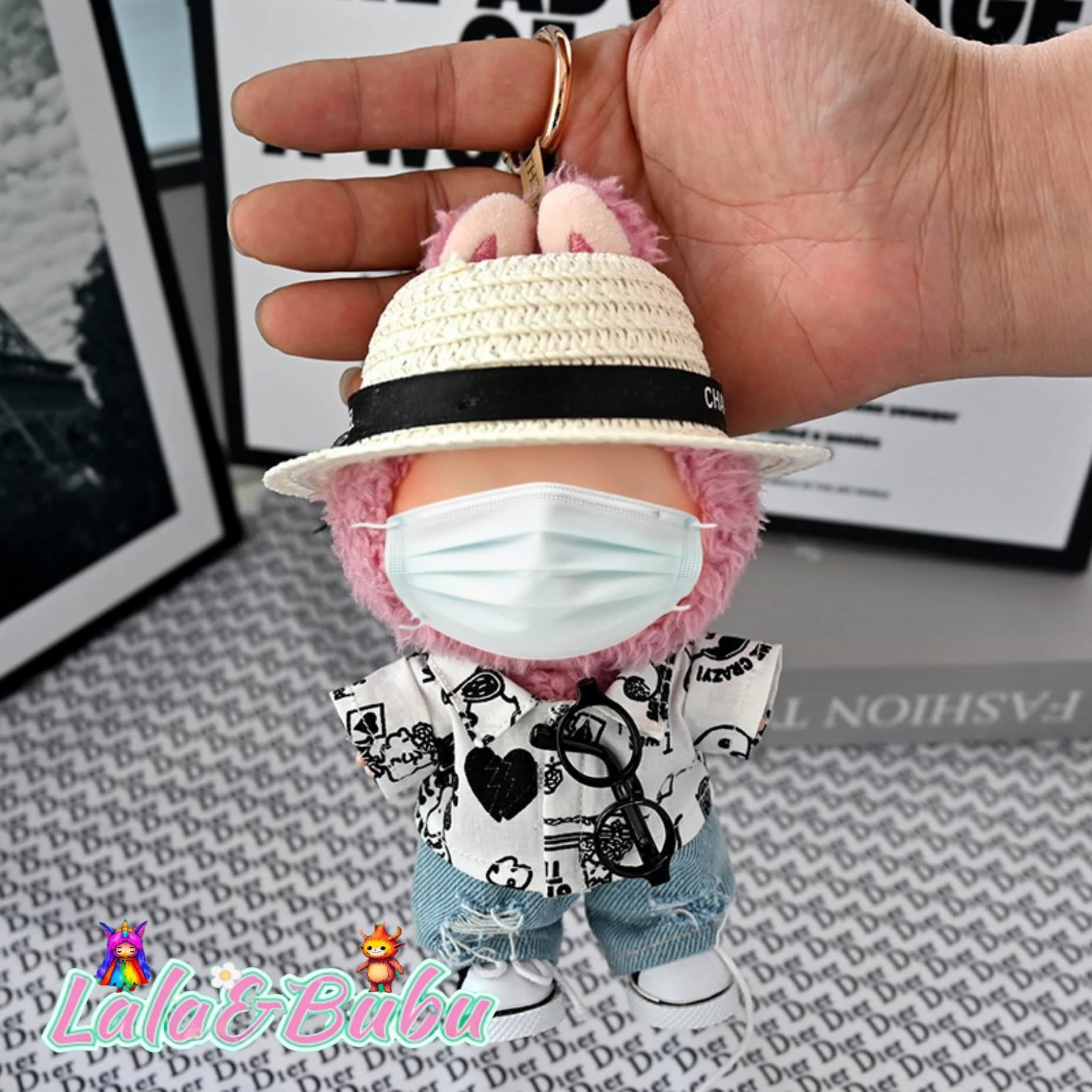 Casual Streetwear for Labu – Trendy & Comfortable Outfits for 15-17cm Vinyl Art Dolls，Fashion and Leisure Series