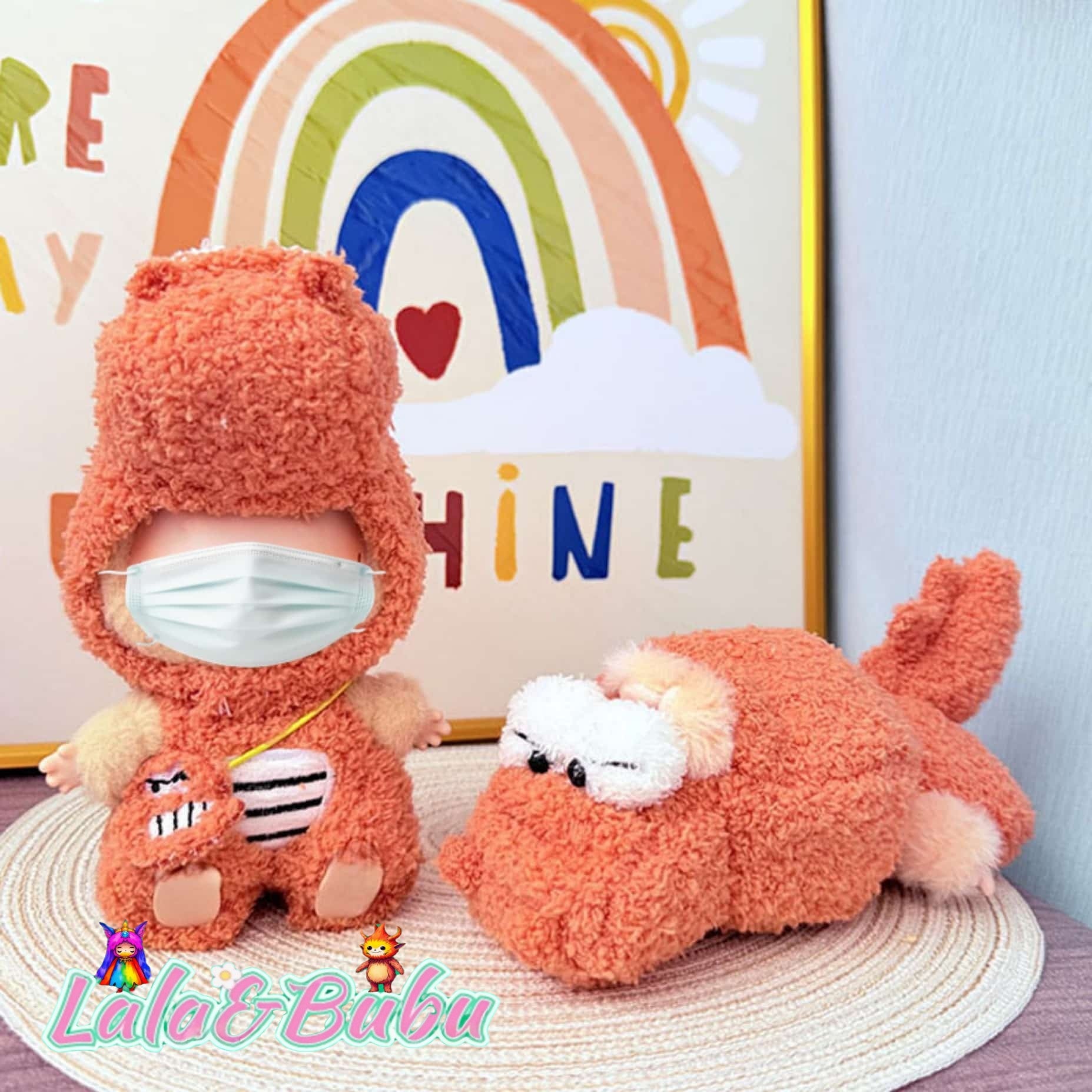 Whimsical Animal Series Costumes for Labu - Playful & Adorable Outfits for 15-17cm Vinyl Art Toys