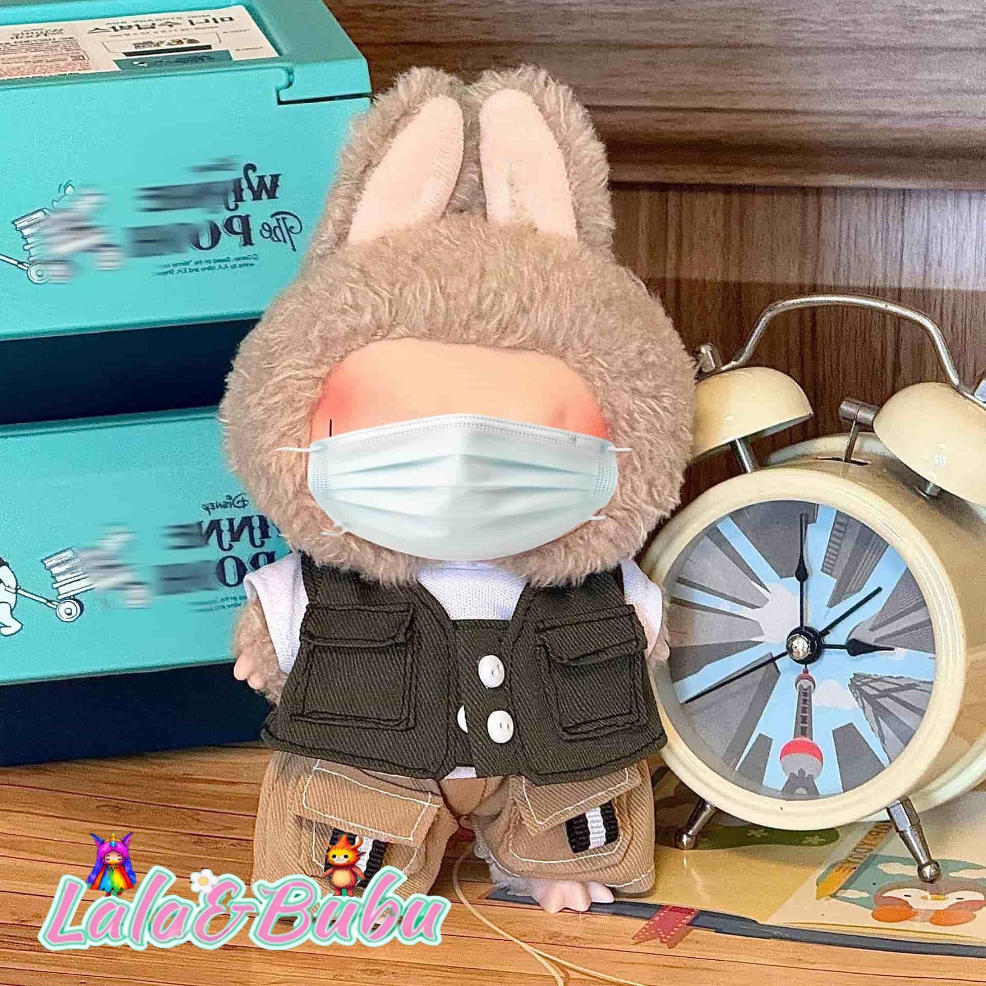 Casual Streetwear for Labu – Trendy & Comfortable Outfits for 15-17cm Vinyl Art Dolls，Fashion and Leisure Series