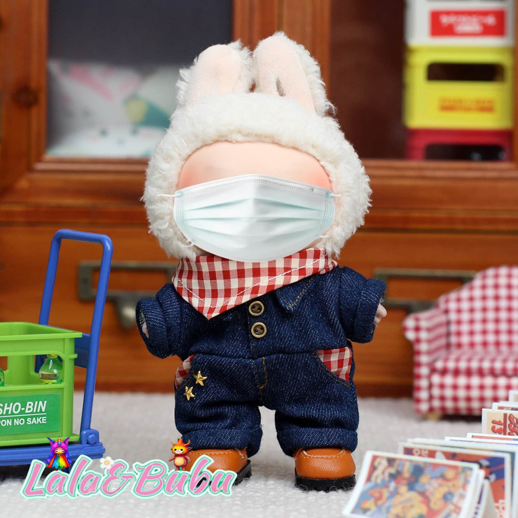 Casual Streetwear for Labu – Trendy & Comfortable Outfits for 15-17cm Vinyl Art Dolls，Fashion and Leisure Series