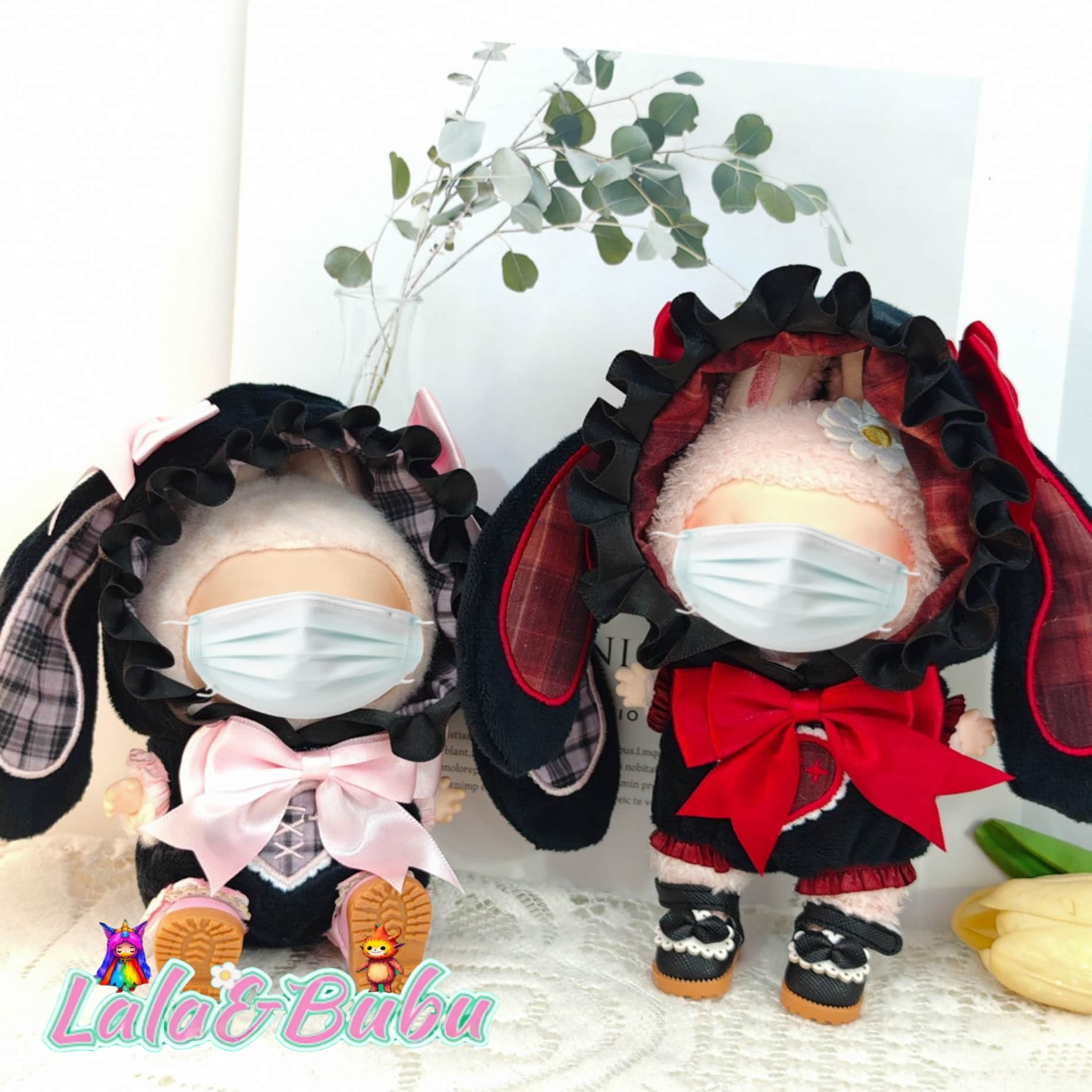 Brain-Bending Whimsy Collection，Eccentric Labu Wardrobe – Absurdly Fun Costumes for Display & Play，Suitable for doll outfits ranging from 15cm to 17cm