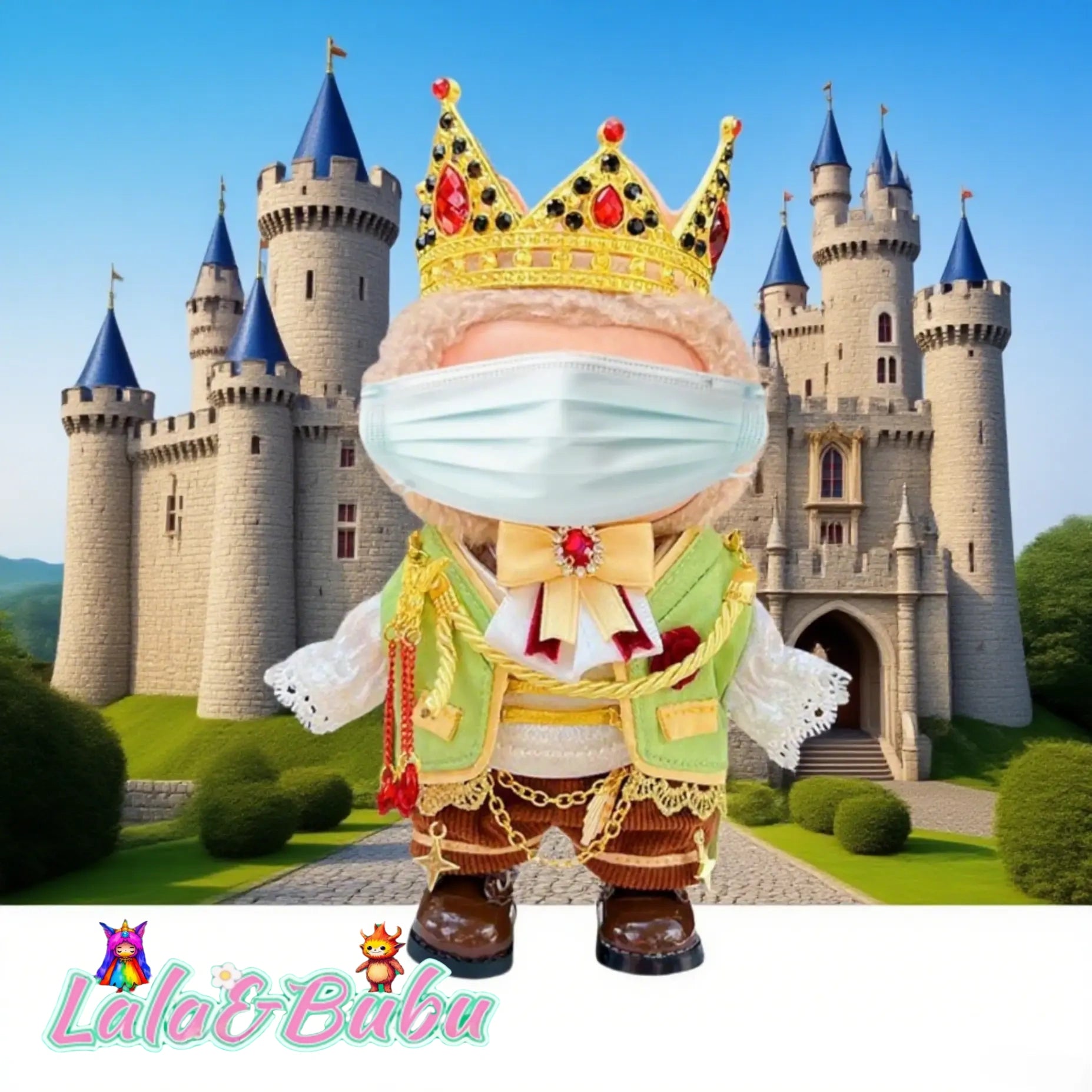 Brain-Bending Whimsy Collection，Eccentric Labu Wardrobe – Absurdly Fun Costumes for Display & Play，Suitable for doll outfits ranging from 15cm to 17cm