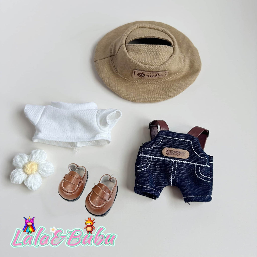 Casual Streetwear for Labu – Trendy & Comfortable Outfits for 15-17cm Vinyl Art Dolls，Fashion and Leisure Series