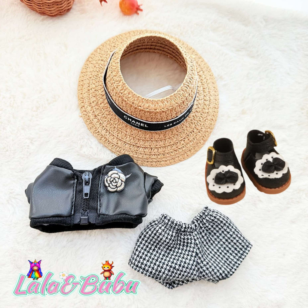 Casual Streetwear for Labu – Trendy & Comfortable Outfits for 15-17cm Vinyl Art Dolls，Fashion and Leisure Series