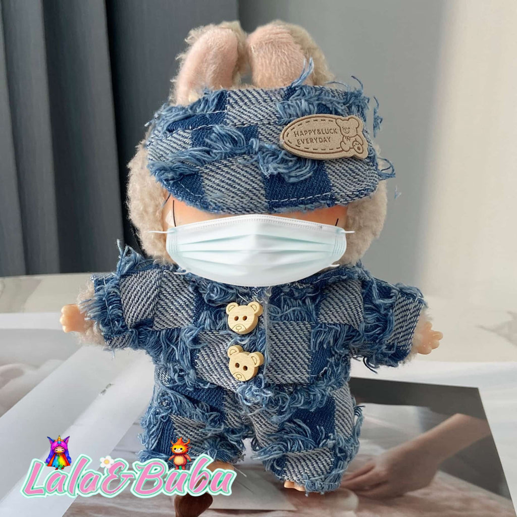 Casual Streetwear for Labu – Trendy & Comfortable Outfits for 15-17cm Vinyl Art Dolls，Fashion and Leisure Series