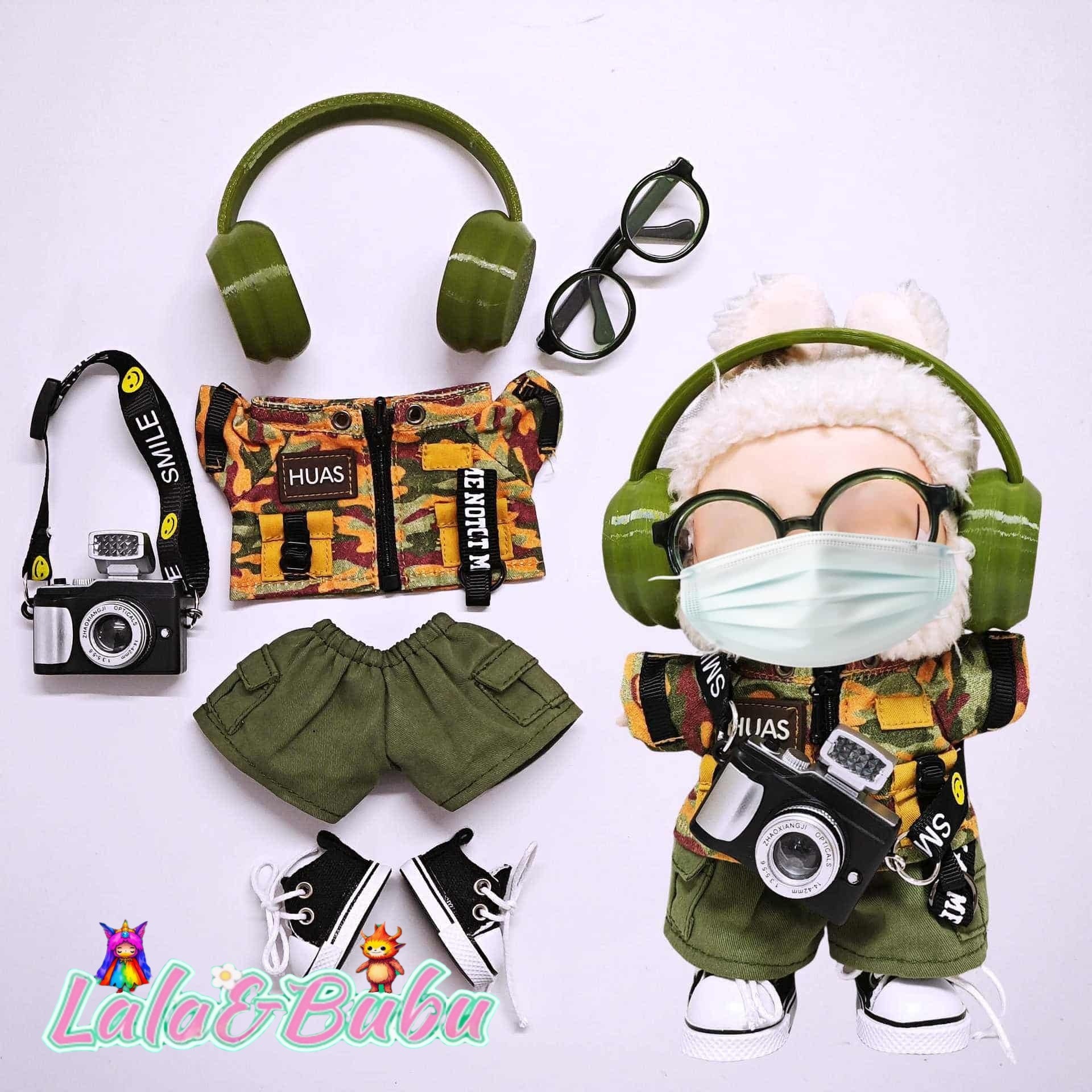 Cool & Trendy Labu Street Set Series - Trendy Doll Collection, 15cm-17cm Trendy Art Doll Exclusive
