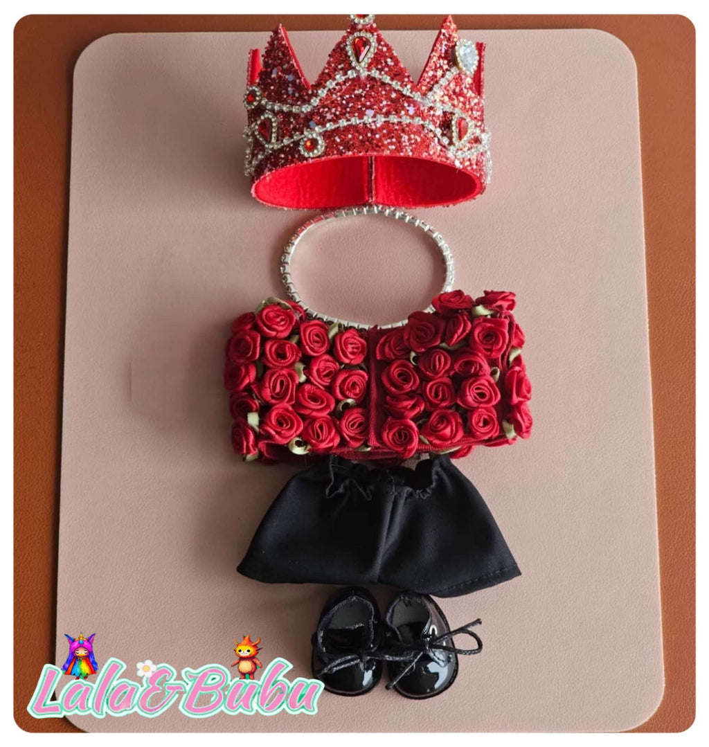 Celebrity Red Carpet Dresses for Labu – 15-17cm Vinyl Doll Replicas of Famous Looks，Celebrity Same Series