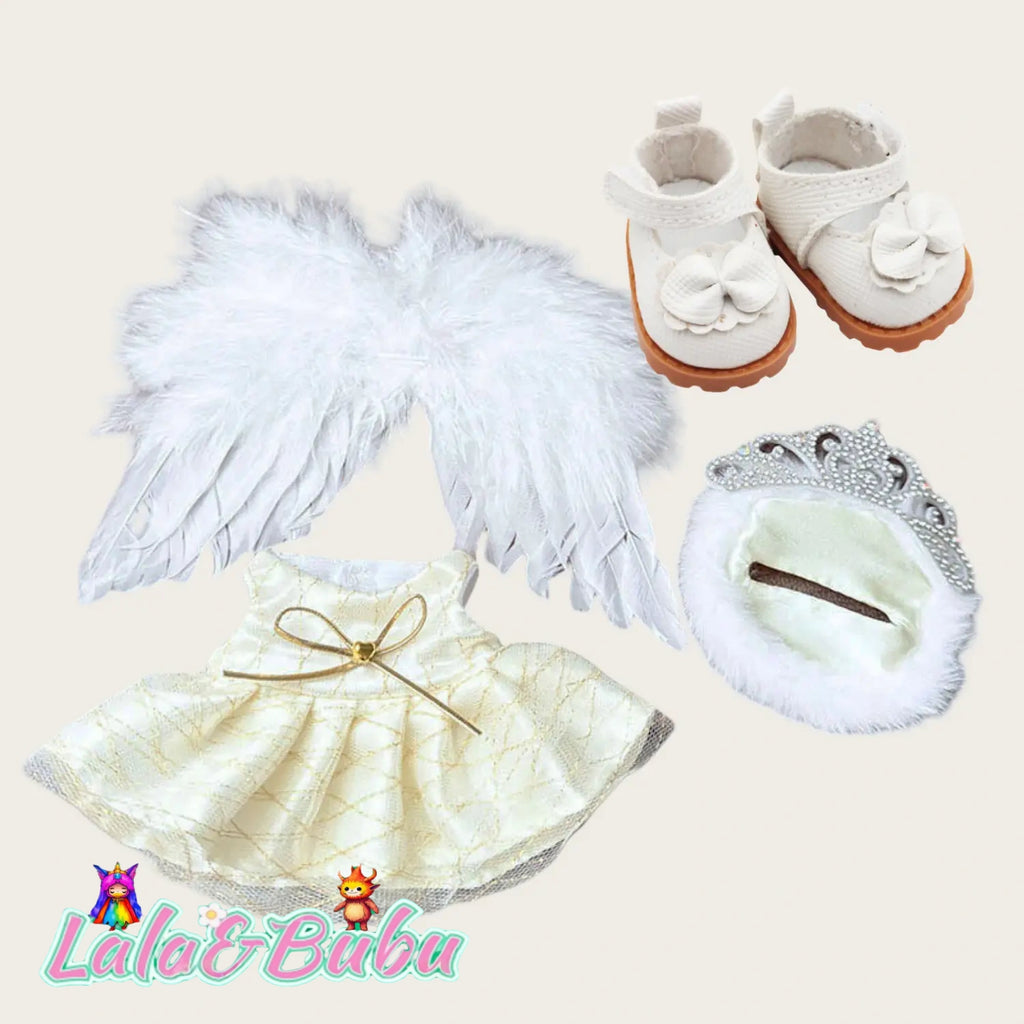 Dreamy Princess Dress Collection for Labu – Elegant & Adorable Outfits for 15-17cm Vinyl Art Dolls，Sweet Lolita Dress Set