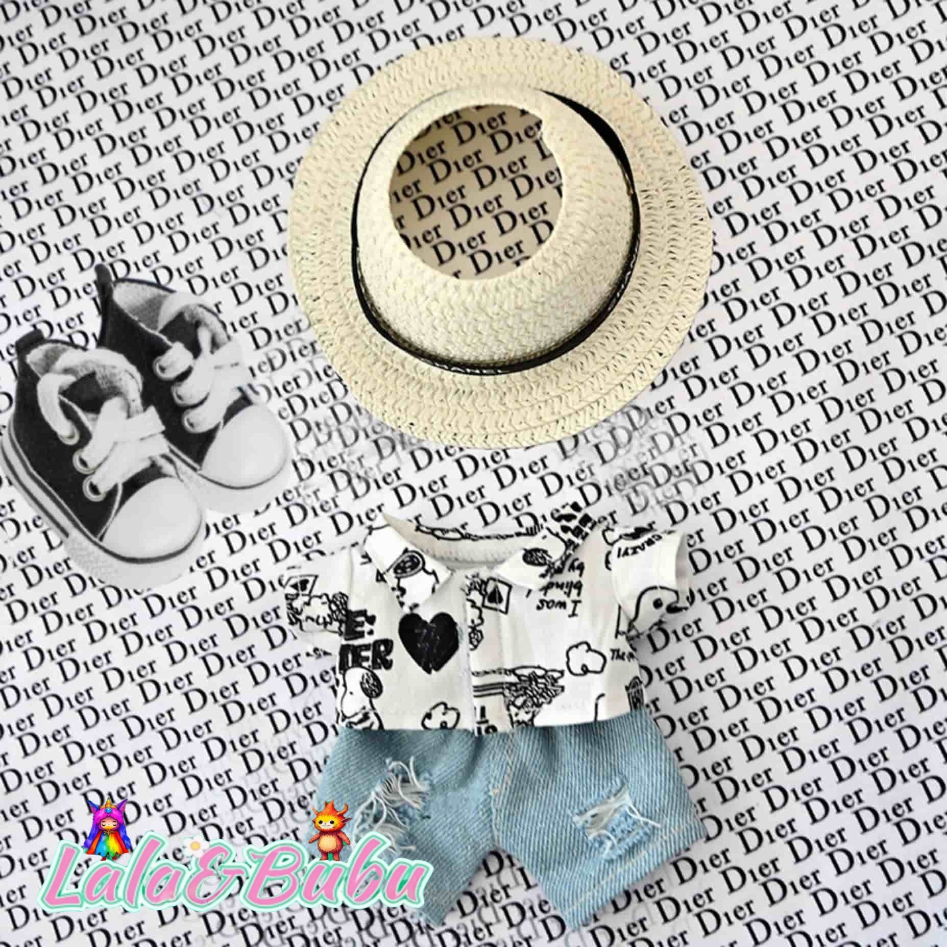 Casual Streetwear for Labu – Trendy & Comfortable Outfits for 15-17cm Vinyl Art Dolls，Fashion and Leisure Series