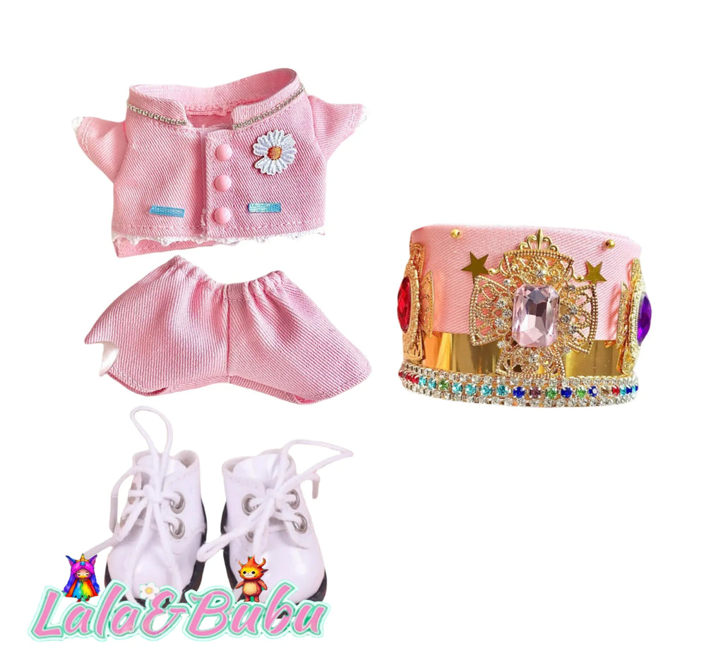 Celebrity Red Carpet Dresses for Labu – 15-17cm Vinyl Doll Replicas of Famous Looks，Celebrity Same Series