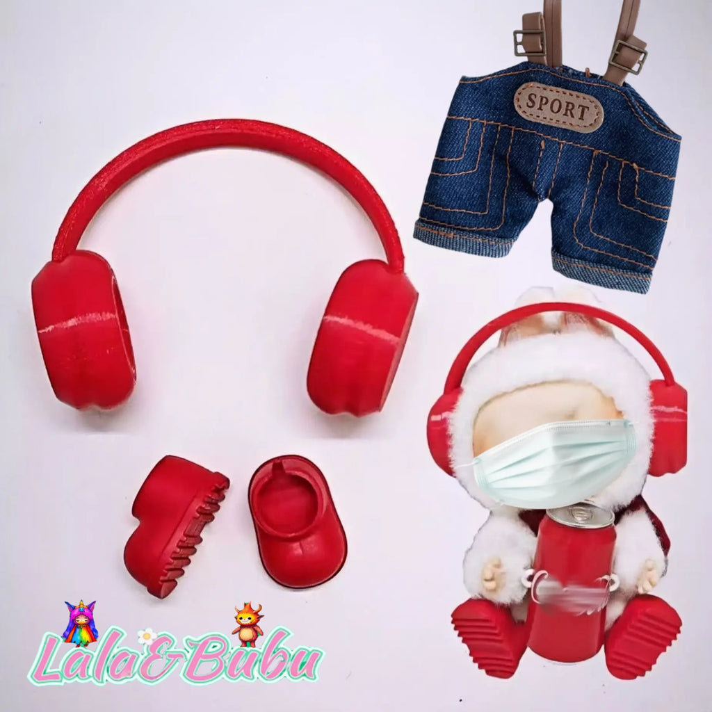 Cool & Trendy Labu Street Set Series - Trendy Doll Collection, 15cm-17cm Trendy Art Doll Exclusive