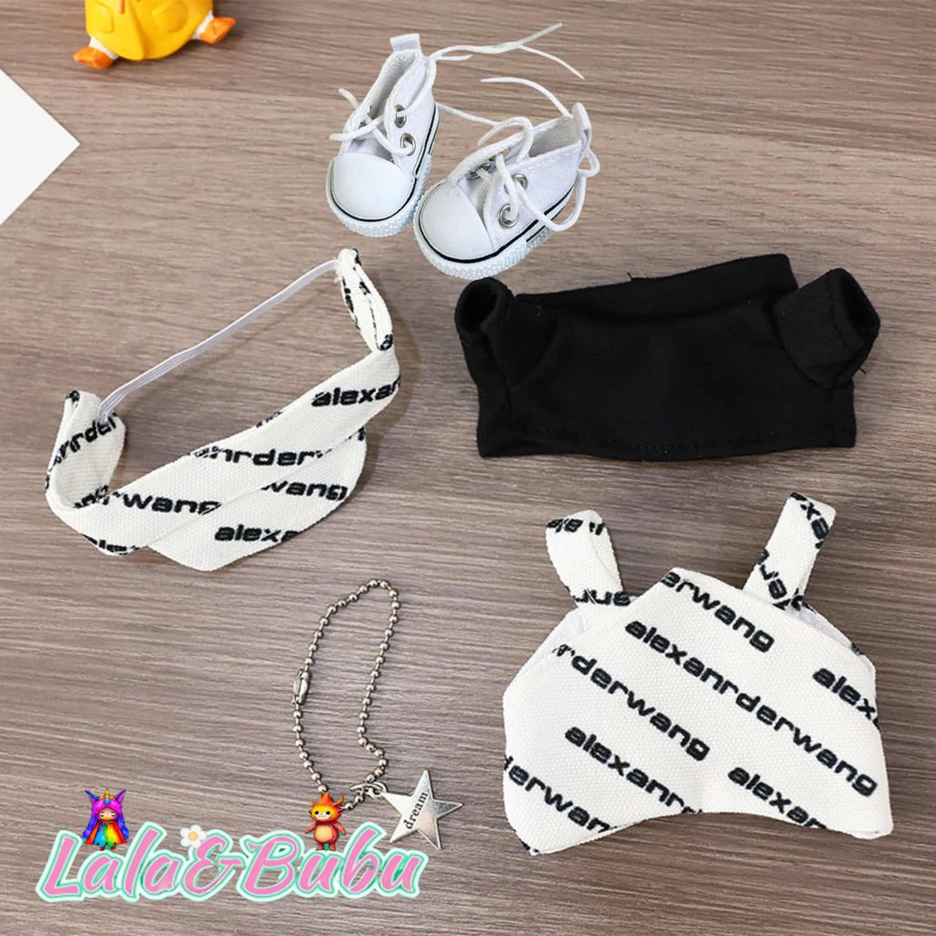 Casual Streetwear for Labu – Trendy & Comfortable Outfits for 15-17cm Vinyl Art Dolls，Fashion and Leisure Series