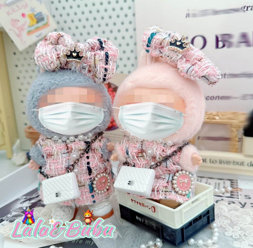 Casual Streetwear for Labu – Trendy & Comfortable Outfits for 15-17cm Vinyl Art Dolls，Fashion and Leisure Series